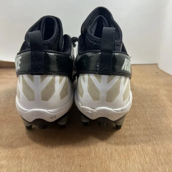 Nike Superbad Black White Football Cleats RARE  2010 442269-101 Men Size 12.5
