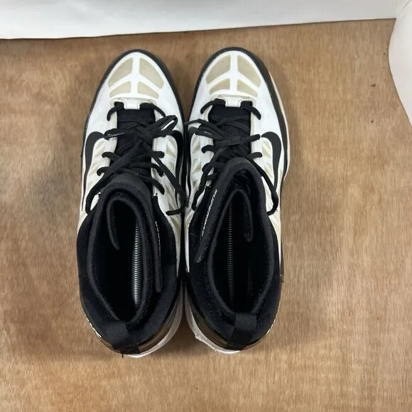 Nike Superbad Black White Football Cleats RARE  2010 442269-101 Men Size 12.5