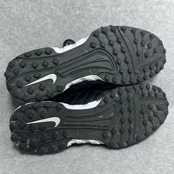 Nike T90 Soccer Cleats Total 90 Black Green 386471-013 Men's Size 7.5 US 2010
