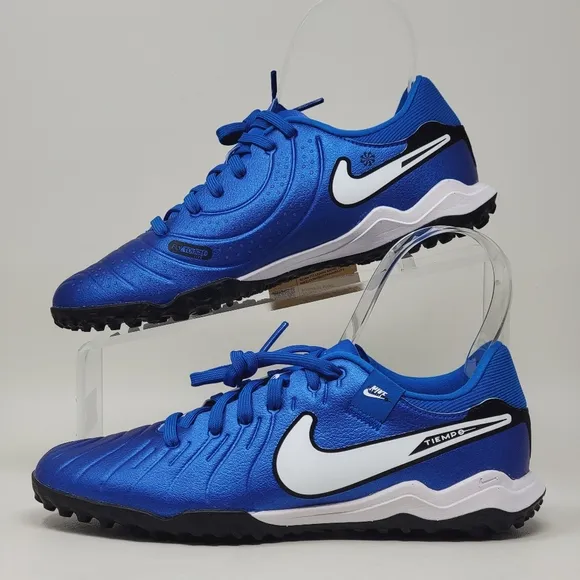 Nike Tiempo Legend 10 Academy TF Soccer Shoes Soar Blue DV4342-400 Mens Sz 4 New