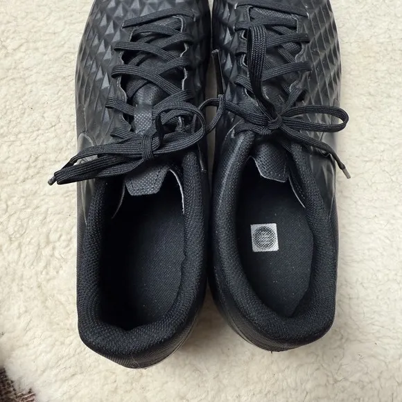 Nike Tiempo Legend 8 Elite Black Soccer Cleats Men's Size 12 AT6107-010