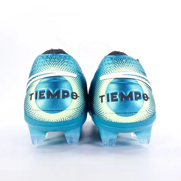 Nike Tiempo Legend 8 Elite FG Aquamarine Soccer Cleat Mens 5.5 AT5293-303 Wmns 7