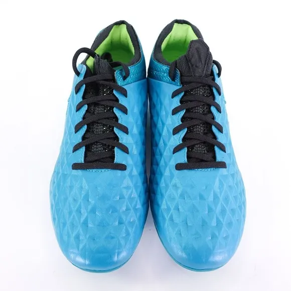 Nike Tiempo Legend 8 Elite FG Aquamarine Soccer Cleat Mens 5.5 AT5293-303 Wmns 7