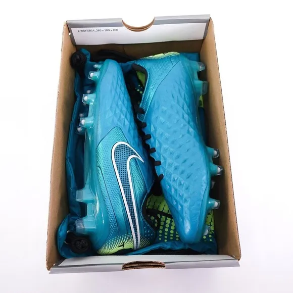 Nike Tiempo Legend 8 Elite FG Aquamarine Soccer Cleat Mens 5.5 AT5293-303 Wmns 7