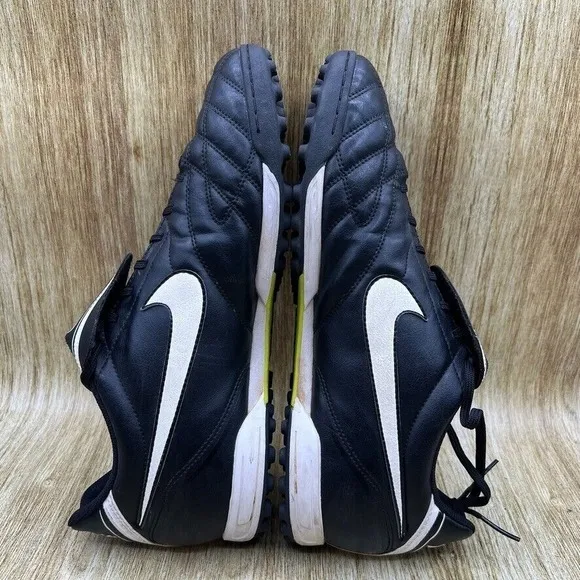 Nike Tiempo Natural III TF Men's Size 13 Black Soccer Cleats Shoes 366207-017