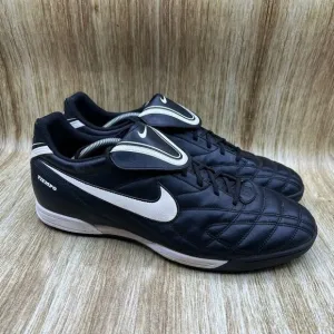 Nike Tiempo Natural III TF Men's Size 13 Black Soccer Cleats Shoes 366207-017