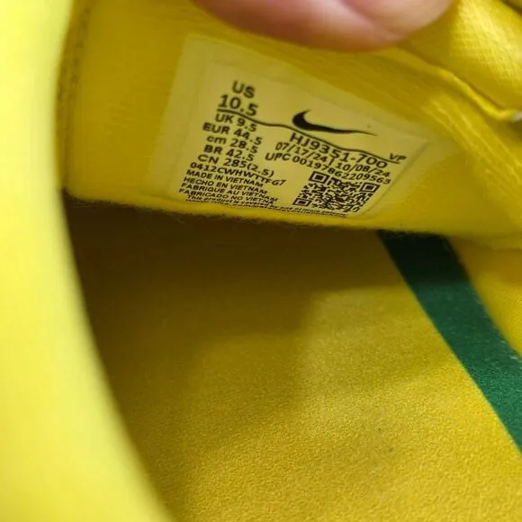 Nike Total 90 3 SP III Dynamic Yellow Gold Soccer Shoes SE HJ9351-700 Men's 10.5