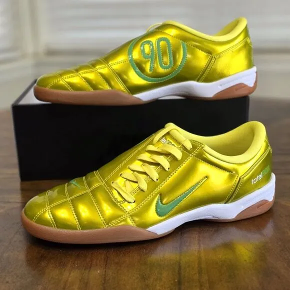 Nike Total 90 3 SP III Dynamic Yellow Gold Soccer Shoes SE HJ9351-700 Men's 10.5