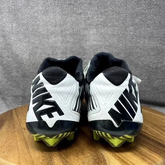 Nike Vapor Carbon Elite TD Football Cleats Shoes 631425-010 Black White Size 14