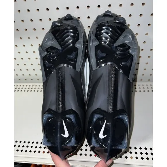 Nike Vapor Edge Elite 360 2 Mens Football Cleats Size 11 Black White DA5457-010