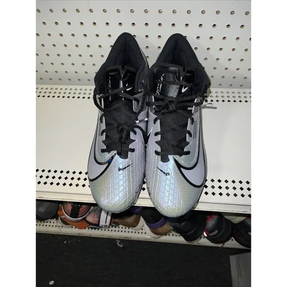 Nike Vapor Edge Elite 360 2 Mens Football Cleats Size 14 Gray Black DA5457-002