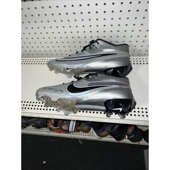 Nike Vapor Edge Elite 360 2 Mens Football Cleats Size 14 Gray Black DA5457-002