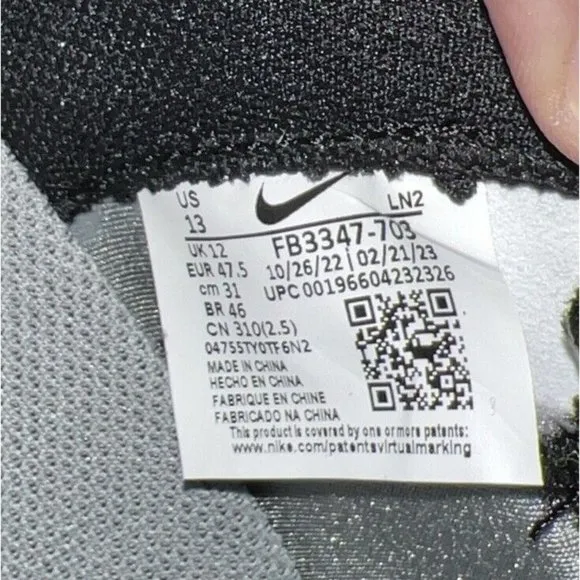 Nike Vapor Edge Elite 360 2 Razor Sharp Cuts Mens Football Cleats Size 13