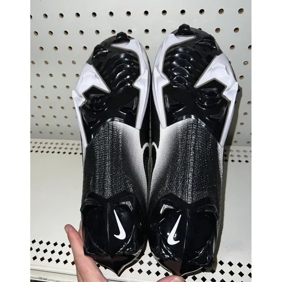 Nike Vapor Edge Elite 360 Mens Football Cleats Size 14.5 Black White CV6282-009