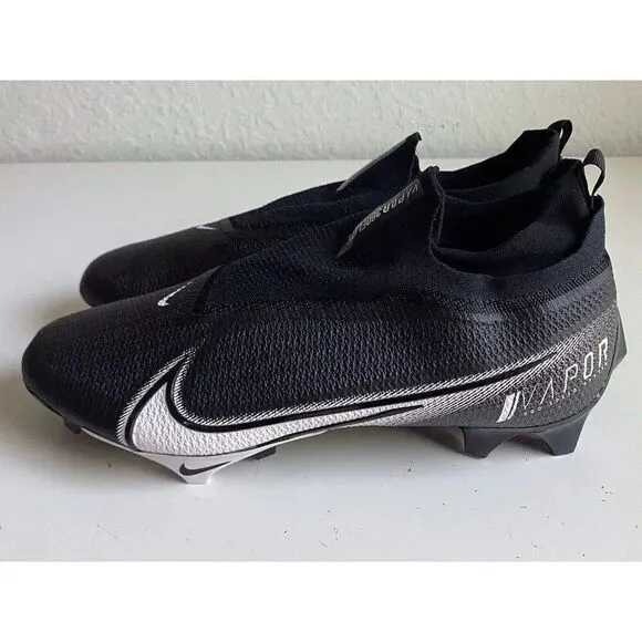 Nike Vapor Edge Elite 360 Flyknit Black Football Cleats CV6317-001 Men’s Sz 14 W