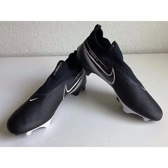 Nike Vapor Edge Elite 360 Flyknit Black Football Cleats CV6317-001 Men’s Sz 14 W