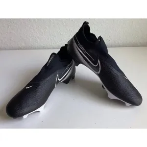 Nike Vapor Edge Elite 360 Flyknit Black Football Cleats CV6317-001 Men’s Sz 14 W