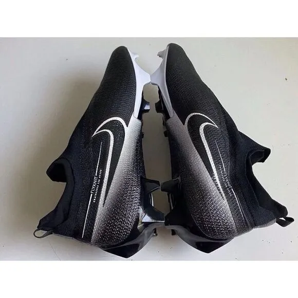 Nike Vapor Edge Elite 360 Flyknit Black Football Cleats CV6317-001 Men’s Sz 14 W