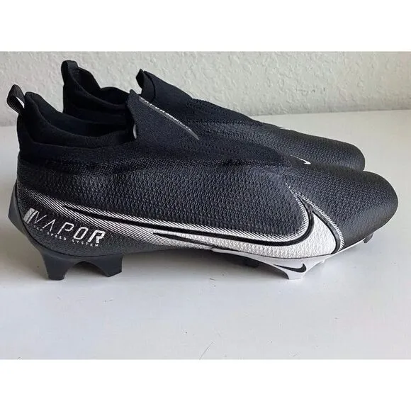 Nike Vapor Edge Elite 360 Flyknit Black Football Cleats CV6317-001 Men’s Sz 14 W