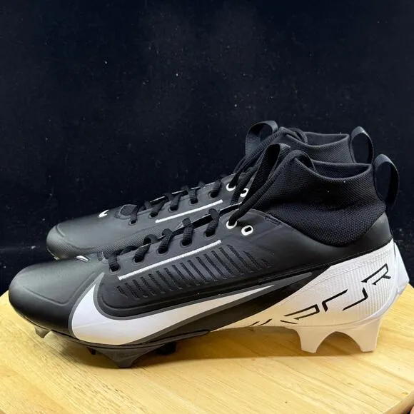 Nike Vapor Edge Pro 360 2 Football Cleats Black White Men Size 13 DA5456-001