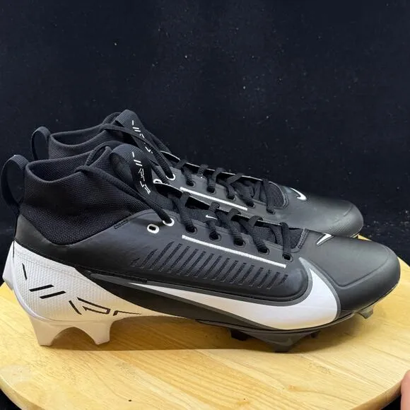 Nike Vapor Edge Pro 360 2 Football Cleats Black White Men Size 13 DA5456-001
