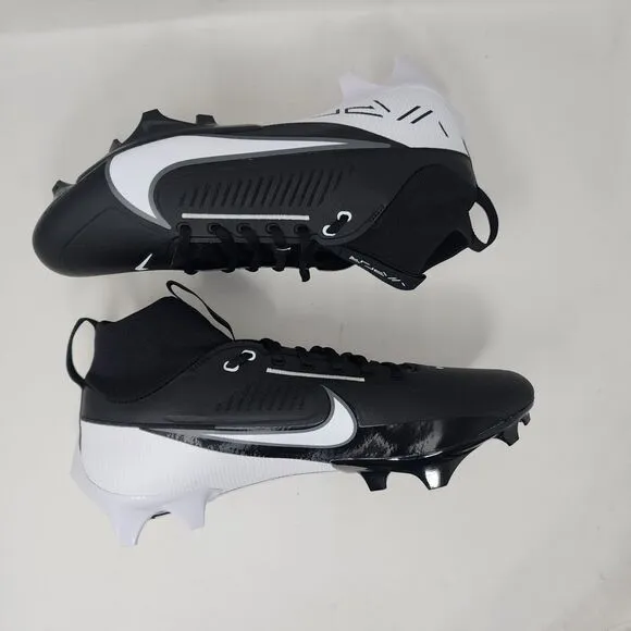 Nike Vapor Edge Pro 360 2 Football Cleats Mens 11.5 Black Logo Spell Out Lace Up