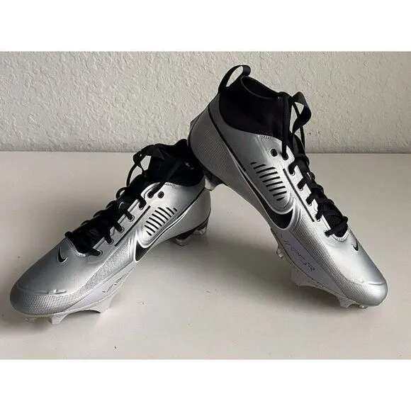 Nike Vapor Edge Pro 360 2 Grey Black Football Cleats DA5456-002 Men’s Sz 13