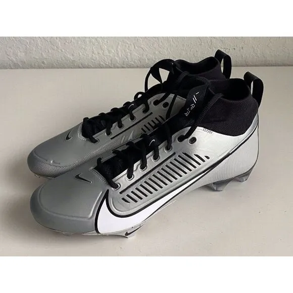 Nike Vapor Edge Pro 360 2 Grey Black Football Cleats DA5456-002 Men’s Sz 13