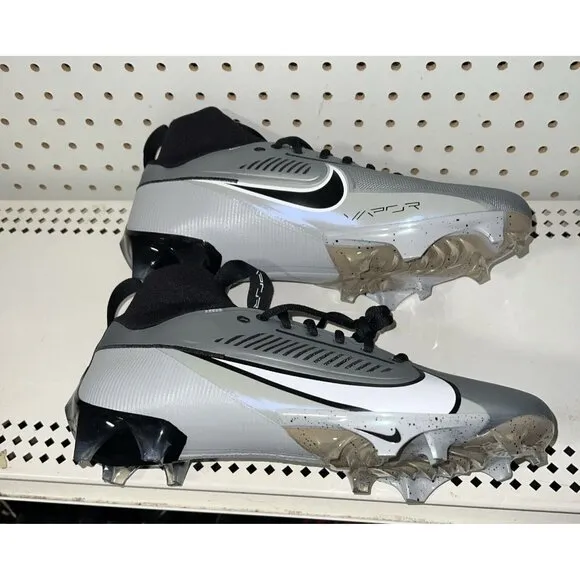 Nike Vapor Edge Pro 360 2 Mens Football Cleats Size 13 Gray Black White