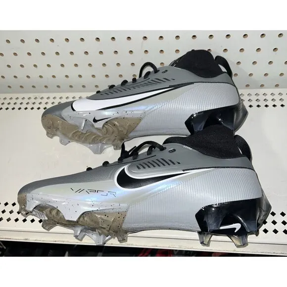 Nike Vapor Edge Pro 360 2 Mens Football Cleats Size 13 Gray Black White