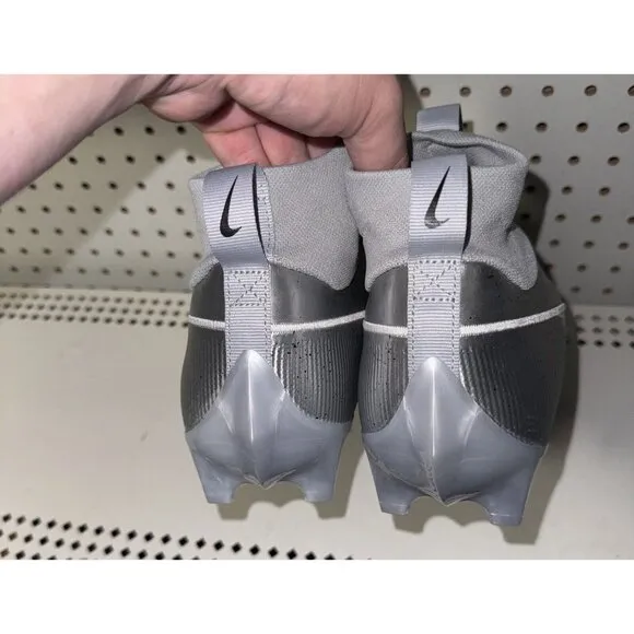 Nike Vapor Edge Pro 360 2 Mens Football Cleats Size 14 Silver Black White
