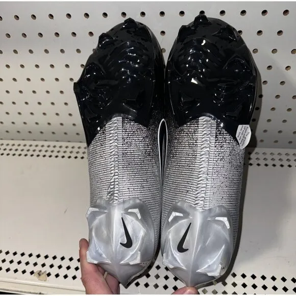 Nike Vapor Edge Pro 360 2 Mens Football Cleats Size 14 Silver Black White