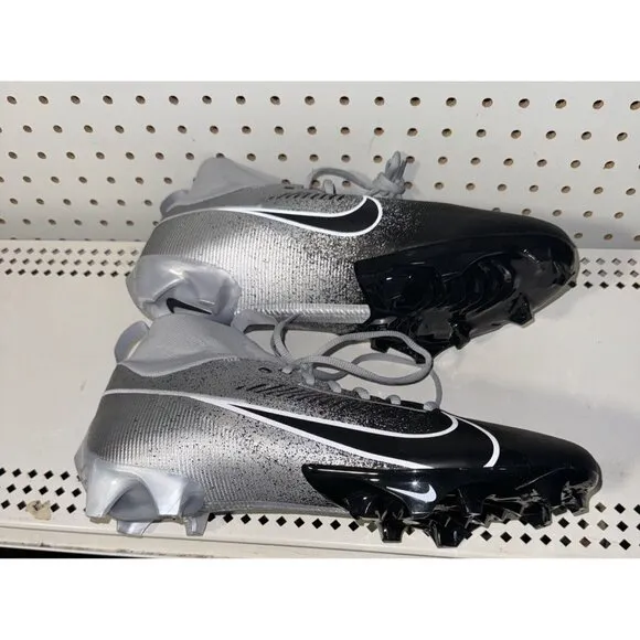 Nike Vapor Edge Pro 360 2 Mens Football Cleats Size 14 Silver Black White