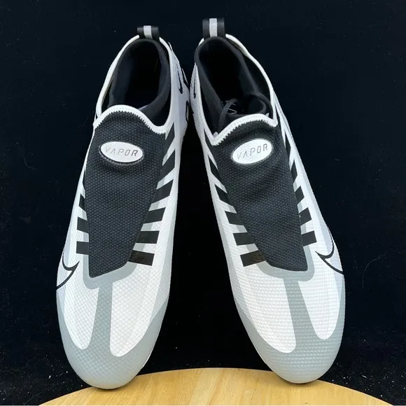 Nike Vapor Edge Pro 360 Football Cleats White Black DQ3670-100 Men's Size 14 NEW