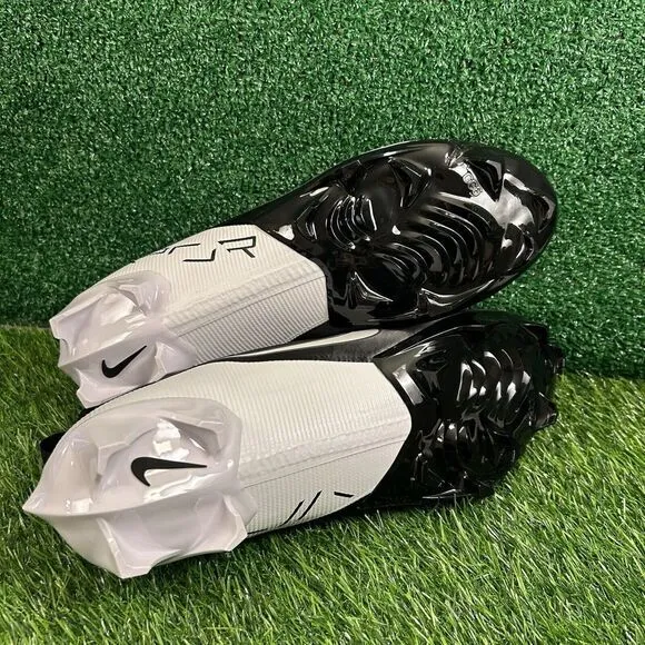 Nike Vapor Edge Pro 360 Mens‎ 14 Black White Football Cleats da5456-001 NEW