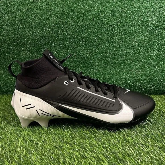 Nike Vapor Edge Pro 360 Mens‎ 14 Black White Football Cleats da5456-001 NEW