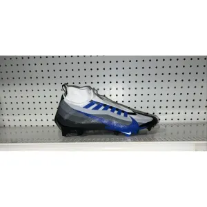 Nike Vapor Edge Pro 360 Mens Football Cleats Size 13 Gray Blue White Black