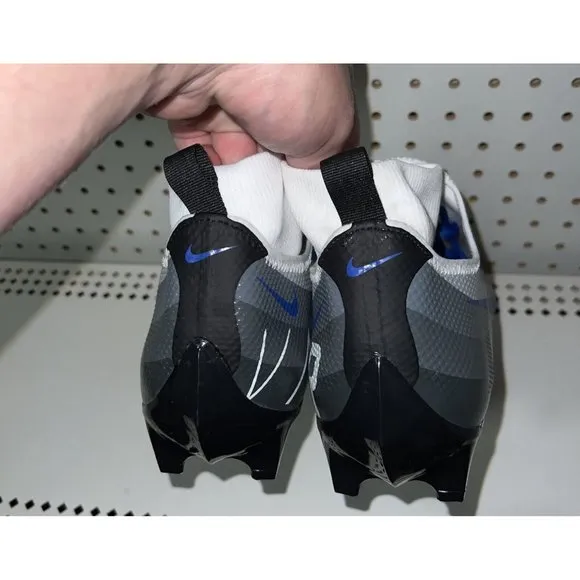Nike Vapor Edge Pro 360 Mens Football Cleats Size 13 Gray Blue White Black