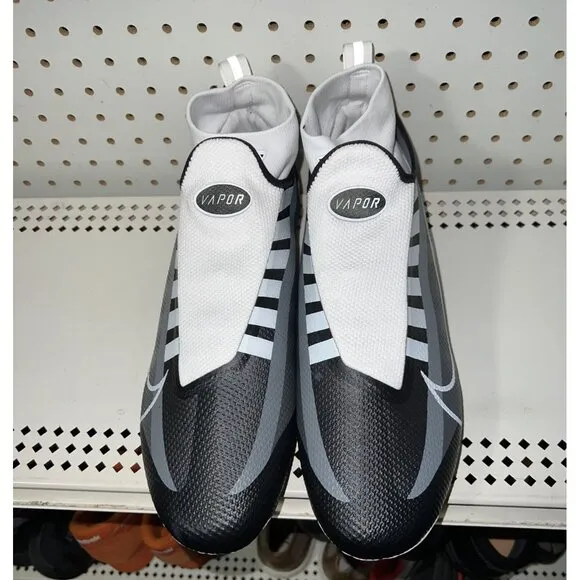 Nike Vapor Edge Pro 360 Mens Football Cleats Size 14 Gray White Black DQ3670-001