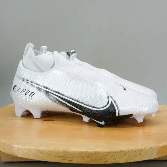 Nike Vapor Edge Pro 360 Men's Size 13.5 Wide Football Cleats White Black NEW