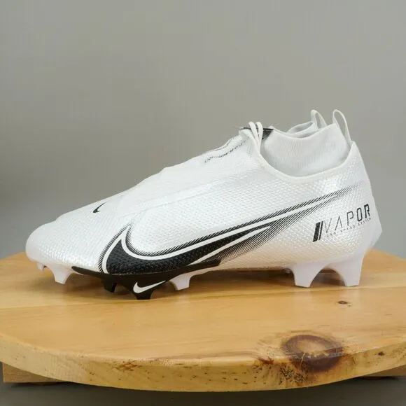 Nike Vapor Edge Pro 360 Men's Size 13.5 Wide Football Cleats White Black NEW