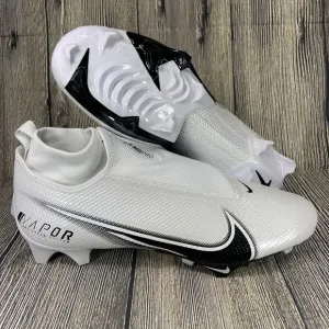 Nike Vapor Edge Pro 360 White/Black Football Cleats Sz 14 AO8277-100