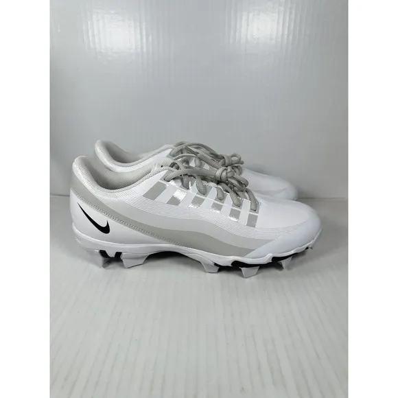 Nike Vapor Edge Shark Football Cleats Size 11.5 White/Black/Grey DQ5114-100 NEW
