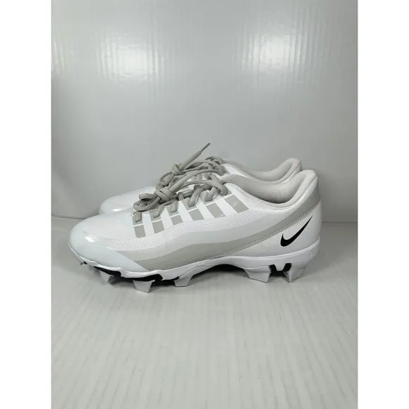 Nike Vapor Edge Shark Football Cleats Size 11.5 White/Black/Grey DQ5114-100 NEW