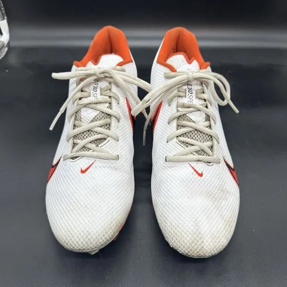 Nike Vapor Edge Speed 360 White Team Orange Black CD0082-104 Mens Size 11 EUC