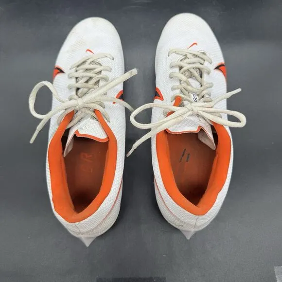 Nike Vapor Edge Speed 360 White Team Orange Black CD0082-104 Mens Size 11 EUC