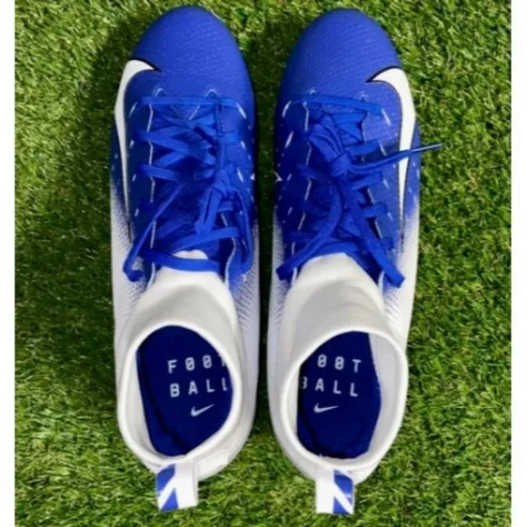 NIKE VAPOR UNTOUCHABLE 2 ELITE FOOTBALL CLEATS ROYAL/WHITE MEN'S Size 13 NEW