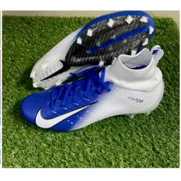 NIKE VAPOR UNTOUCHABLE 2 ELITE FOOTBALL CLEATS ROYAL/WHITE MEN'S Size 13 NEW
