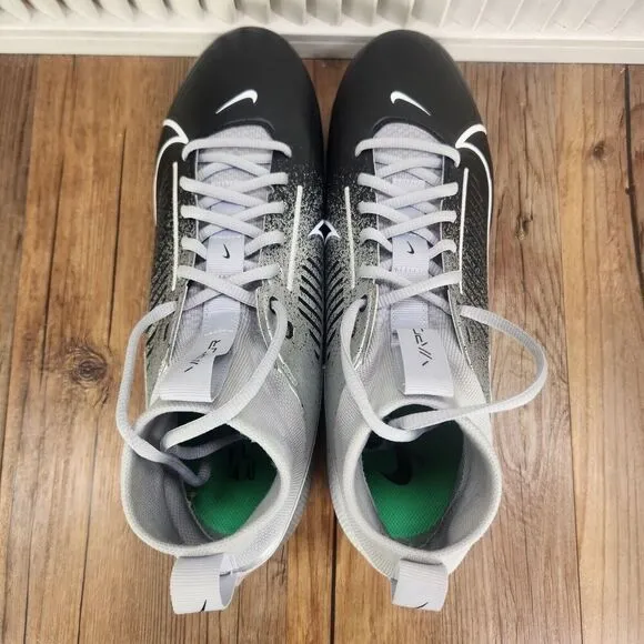 Nike Vapor Edge 360 Pro 2 Metallic Grey Football Cleats HF3454-003 Mens Size 13