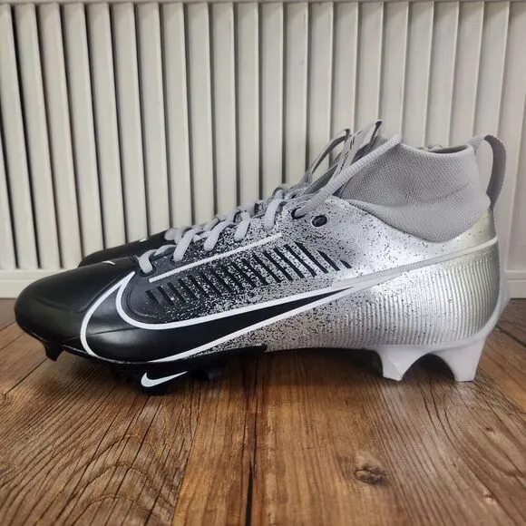 Nike Vapor Edge 360 Pro 2 Metallic Grey Football Cleats HF3454-003 Mens Size 13